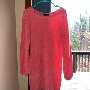 Pink Sweater Dress